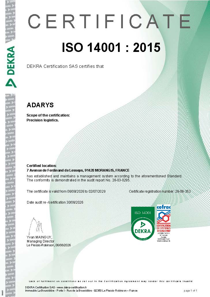 CERTIFICATIONS