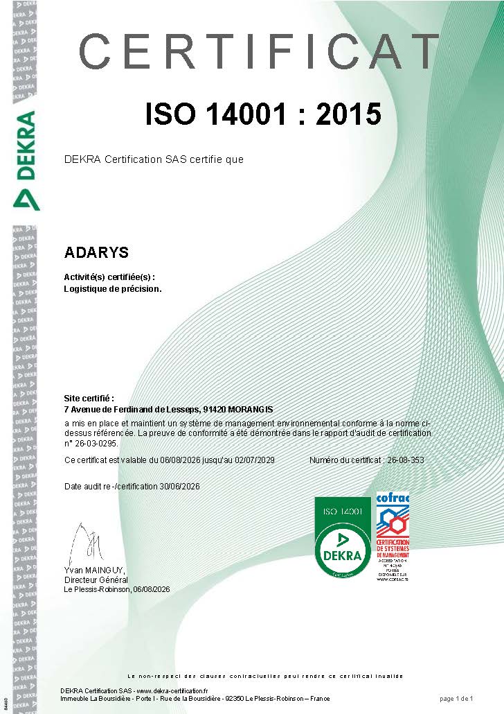 CERTIFICATIONS