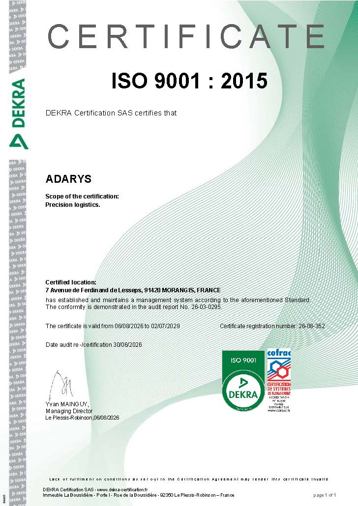 CERTIFICATIONS
